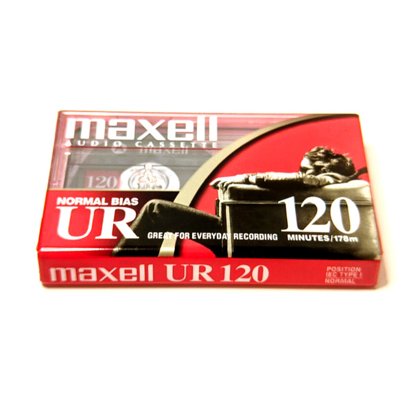 Maxell UR 120 Minute Blank Audio Cassette Tape Normal Bias New Sealed Quantity 1 - Picture 1 of 4